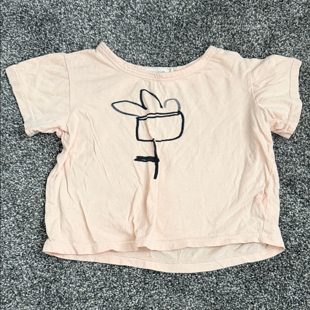 Kids Pink Graphic T-Shirt